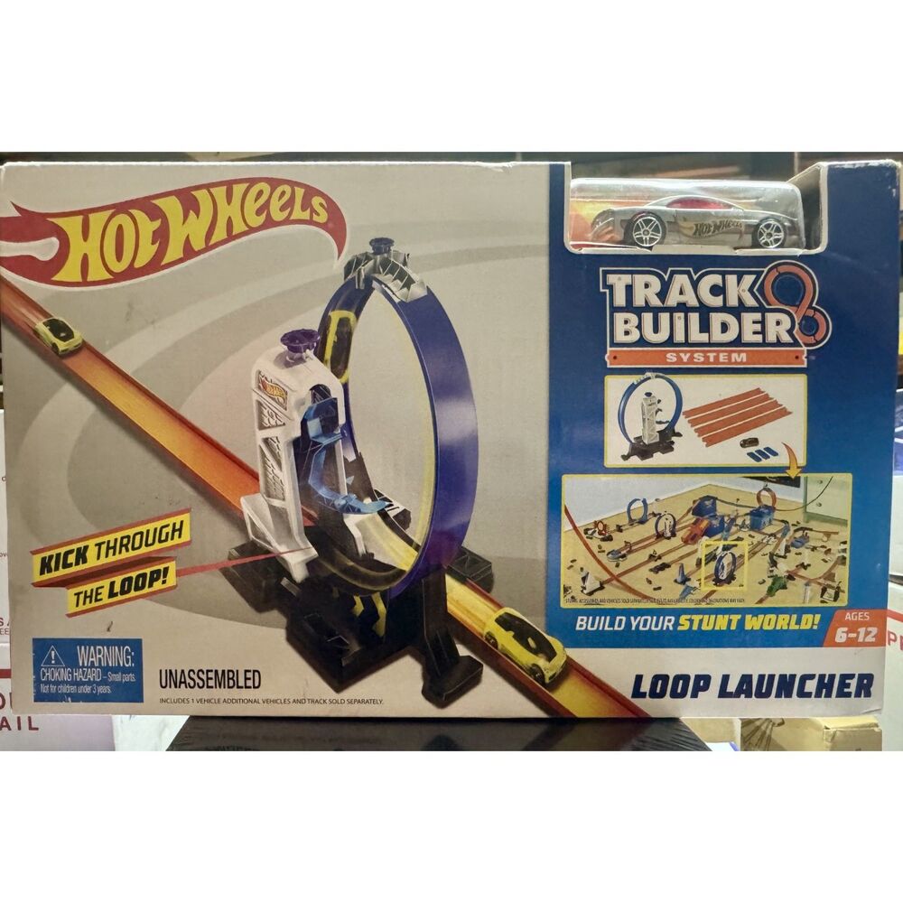 Hot Wheels Track Builder Loop Launcher Trackset